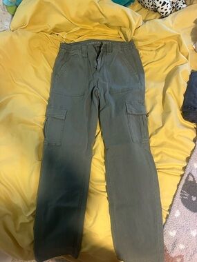 American Eagle Outfitters Olive Stretch Cargo Pants